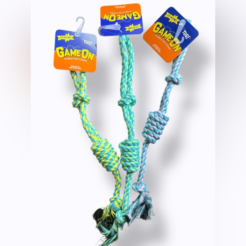 Game On 🪢 NWT (ONE) Dog Rope Tug Toys for Med/Lg Breed
